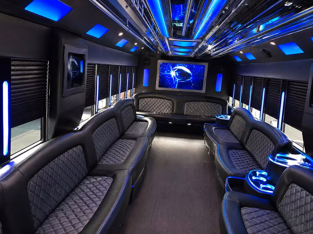 new orleans party bus interior